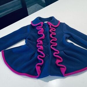 Mack & Co. Girls' Blue and Pink Jacket size 6X